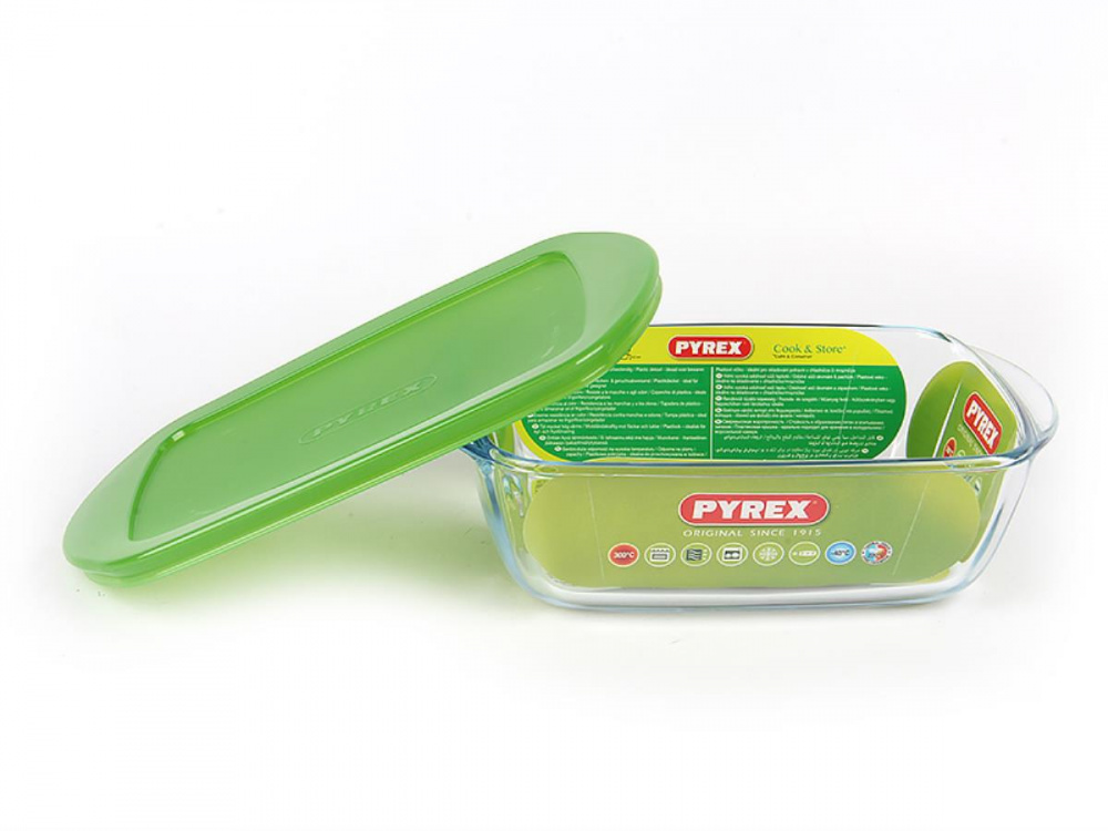 Блюдо с крышкой 1,2л, 23х15x6.5см,прямоуг.,Cook & Store  215P000/5046ST