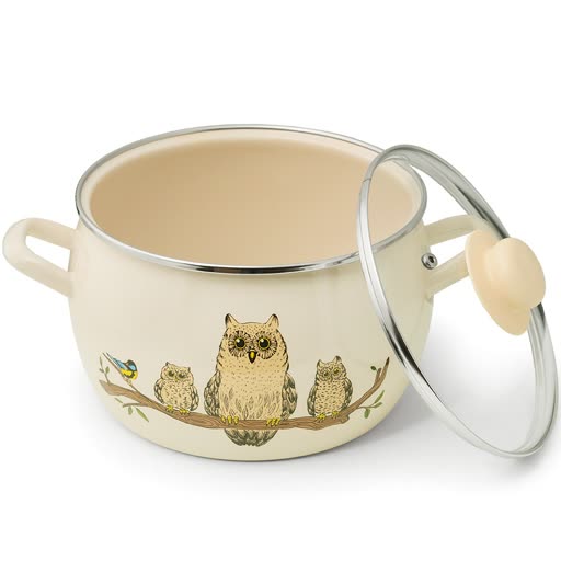 Кастрюля 2,0л,"Совы" сферическая ЭТ-72992