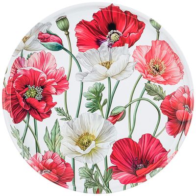ПОДНОС СЕРВИРОВОЧНЫЙ 33*2,1СМ, AGNESS "МАКИ"  898-011