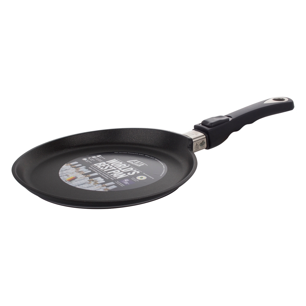 Сковорода блинная Crepes Pans д.24, выс.1 см, с/р, литой алюм. с антипр. покр., AMT